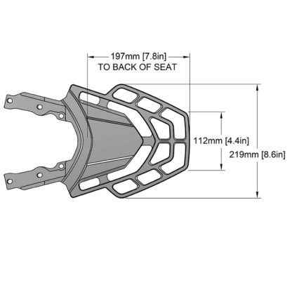 Honda CB500X Luggage Rack (2013-2023) - Image 8